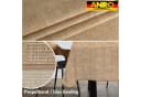 ANRO Tischdecke Alica Leinen Melliert Sandbraun wasserabweisend Bild 3