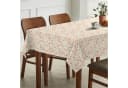 ANRO Tischdecke abwaschbar LANA Alessia-Wildblumen Orange-Beige Bild 1