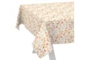 ANRO Tischdecke abwaschbar LANA Alessia-Wildblumen Orange-Beige Bild 2