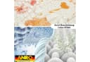ANRO Tischdecke abwaschbar LANA Alessia-Wildblumen Orange-Beige Bild 4