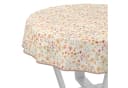 ANRO Tischdecke abwaschbar LANA Alessia-Wildblumen Orange-Beige Bild 2