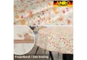 ANRO Tischdecke abwaschbar LANA Alessia-Wildblumen Orange-Beige Bild 3