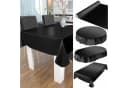 ANRO Tischdecke Schwarz Abwaschbar Wasserabweisend Bild 5