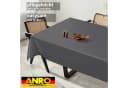 ANRO Tischdecke Anthrazit Abwaschbar Wasserdicht Bild 1