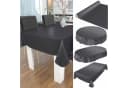 ANRO Tischdecke Anthrazit Abwaschbar Wasserdicht Bild 5