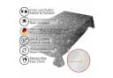 ANRO Wachstuchtischdecke Abwaschbar Wasserabweisend Vliesstoff Bild 5