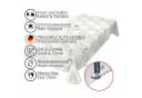 ANRO Tischdecke Wachstuchtischdecke 140x100cm PVC-Beschichtung Bild 5