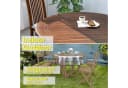 ANRO Tischdecke KLARA Transparent Abwaschbar Kunststoff Rund 100cm Bild 5