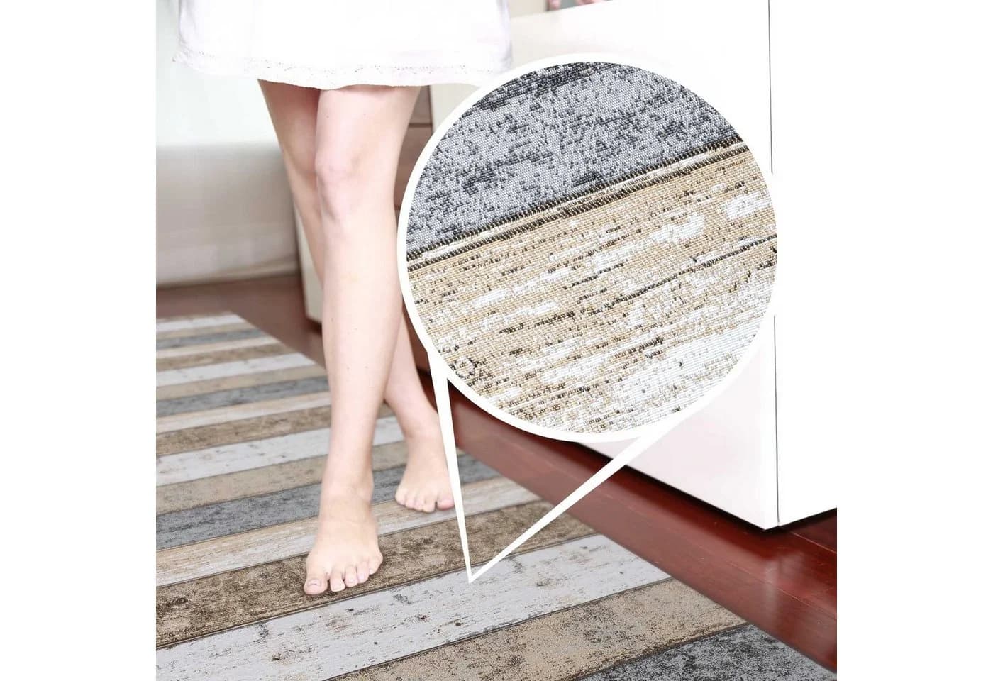 ANRO Küchenläufer Premium RANNA Läufer Küchenteppich Textil - Bild 4