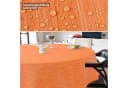 ANRO Wachstuchtischdecke Rund 100cm wasserabweisend mit Saum Bild 4