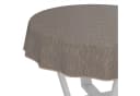 ANRO Wachstuchtischdecke Rund 100cm Braun Wasserabweisend Bild 2