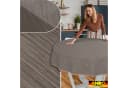 ANRO Wachstuchtischdecke Rund 100cm Braun Wasserabweisend Bild 5