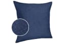 ANRO MrJack Kissenbezug Leinenoptik 40x40cm Jeansblau Bild 2