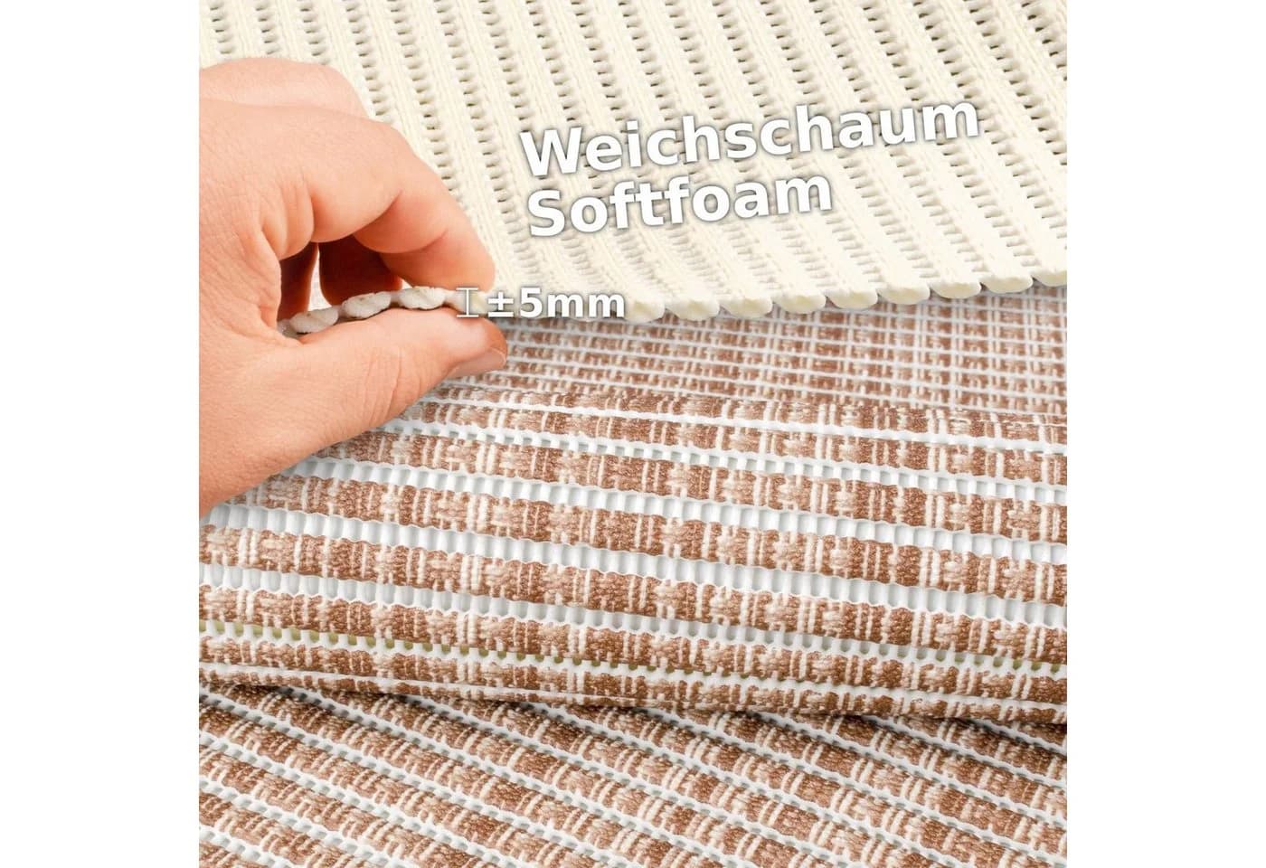 ANRO PVC Badematte Rutschfest mit Drainageeffekt - Bild 5