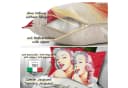 ANRO Dekokissen Jacquard-Gobelin POP Art Marilyn Monroe Beige Bild 4
