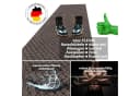 ANRO Schmutzfangläufer Braun 100 cm Breite Nadelvlies Bild 1
