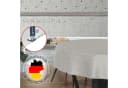 ANRO Tischdecke beschichtete Baumwolle Aquarell-Motive Grau Bild 3