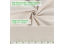ANRO Tischdecke Beige-Grau Uni wasserabweisend Stoff Bild 5