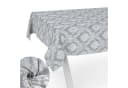 ANRO Tischdecke Stoff UNI Beige/Grau wasserabweisend Bild 2