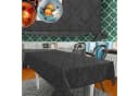 ANRO Tischdecke Schwarz Wasserabweisend Stoff Bild 1