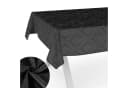 ANRO Tischdecke Schwarz Wasserabweisend Stoff Bild 2