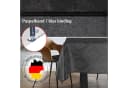 ANRO Tischdecke Schwarz Wasserabweisend Stoff Bild 3