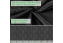 ANRO Tischdecke Schwarz Wasserabweisend Stoff Bild 5