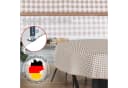 ANRO Tischdecke Braun Karo wasserabweisend Bild 3