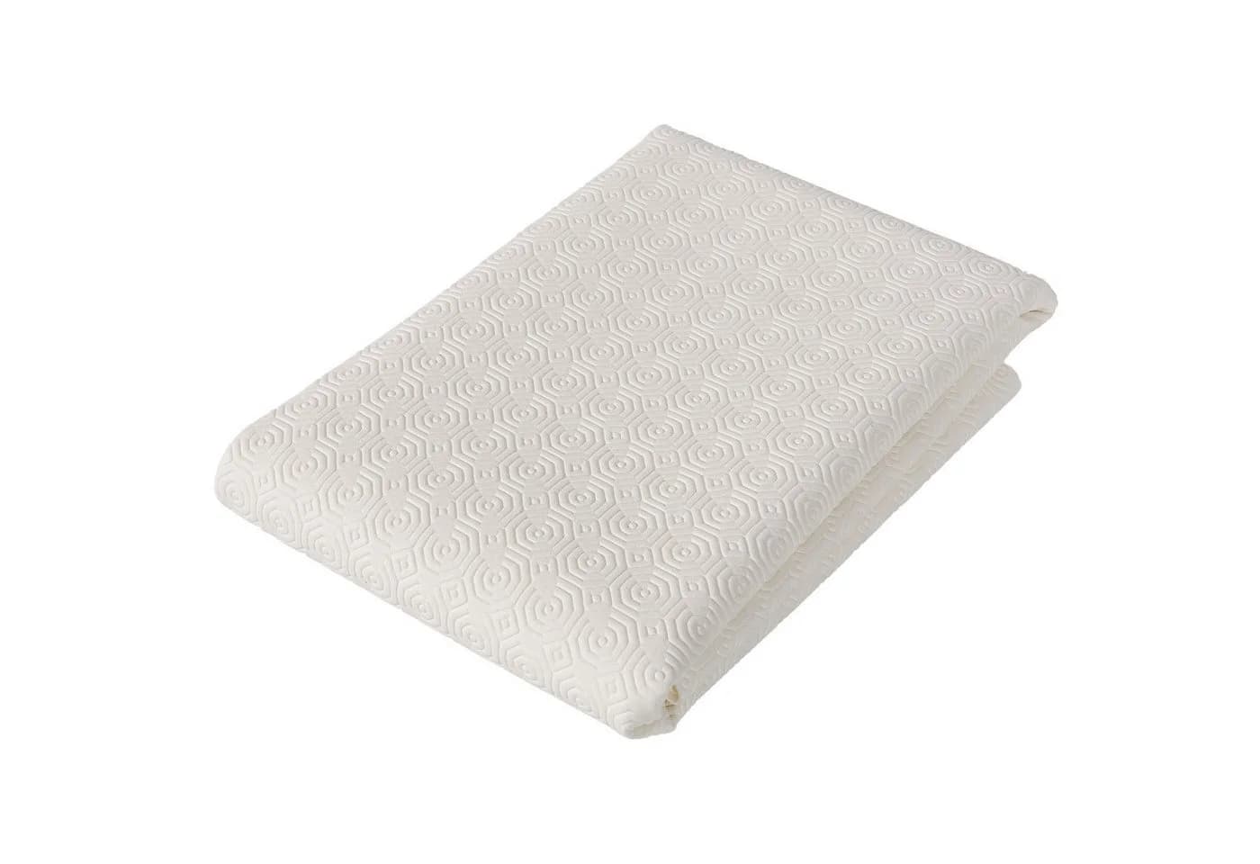 ANRO Tischdecke Tischschoner Schutzauflage Molton Rutschfest Weiß - Bild 2