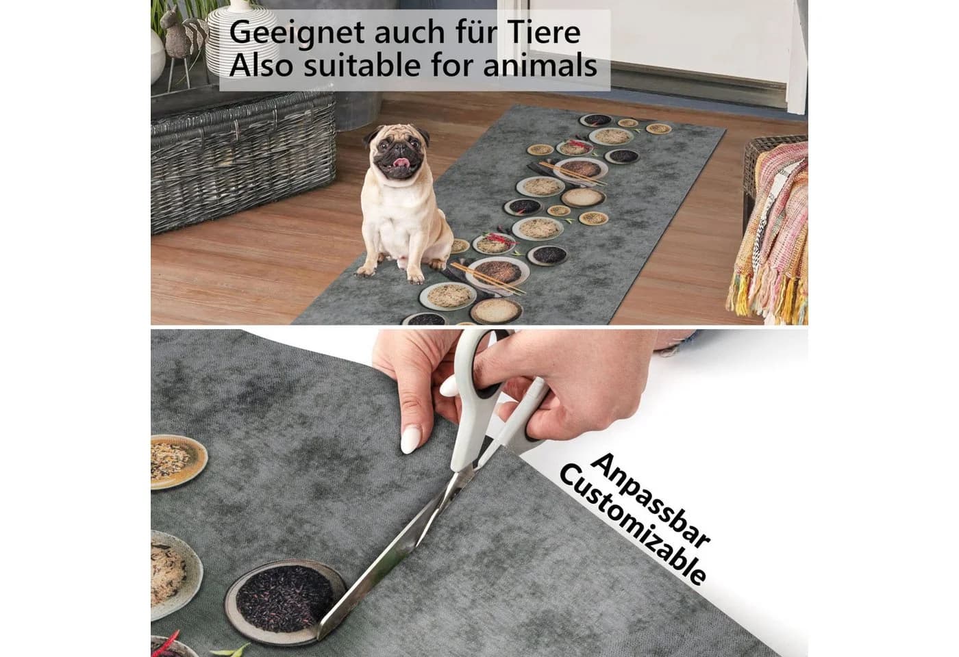 ANRO Küchenläufer RANNA Bunt Mosaik Pflegeleicht - Bild 4