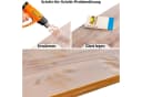 ANRO Tischdecke FLOKY Blatt mattiert einseitig 1,5mm Tisch Schutzfolie Geruchsneutral Bild 4