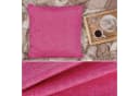 ANRO Dekokissen Kissenhülle Fuchsia Leinenoptik Bild 1