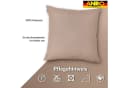 Kisska Dekokissenhülle TIZI Beige Leinen-Optik 40x40cm Bild 5