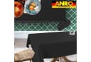 ANRO Tischdecke Anthrazit mit TEFLON & Acryl-Beschichtung Bild 1