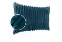 Kisska Dekokissen LILLI BIG CORD Velour Türkis 50x30cm Bild 2