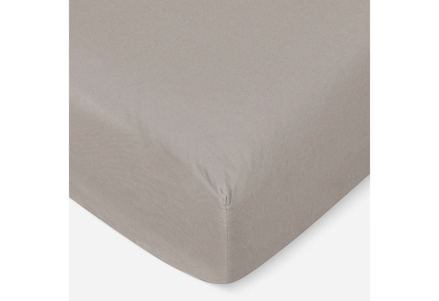 Kisska Spannbettlaken LUNA Beige 100% Baumwolle - Bild 5