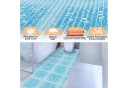 ANRO Schaum-Badematte Hellblau Rutschhemmend PVC Weichschaum Bild 3