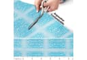 ANRO Schaum-Badematte Hellblau Rutschhemmend PVC Weichschaum Bild 4