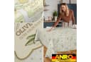 ANRO Wachstuch-Tischdecke Pastelgrün wasserabweisend Bild 5