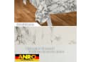 ANRO Tischdecke Wachstuch abwaschbar Marmor Tischwäsche Naturel Grau 100x140cm Bild 3