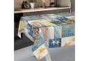 ANRO Tischdecke Wachstuch abwaschbar Maritim Blau Bild 1