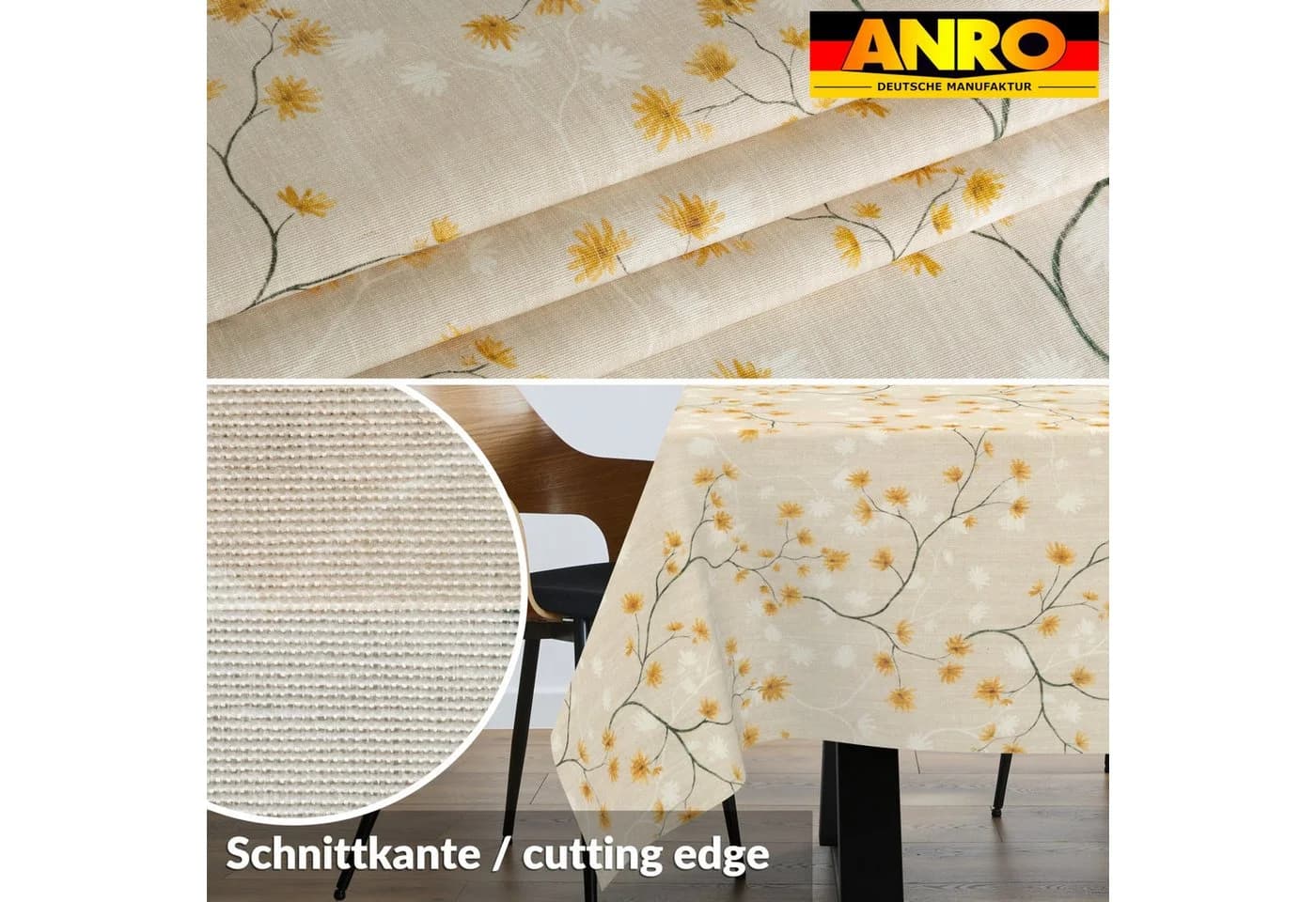 ANRO Tischdecke LANA Magnolie-Chloe Wachstuch 2.0 - Bild 3