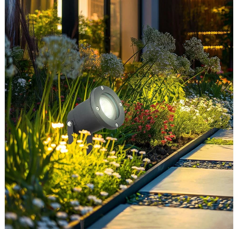 etc-shop LED Gartenstrahler Schwarz RGB mit Fernbedienung - Bild 5