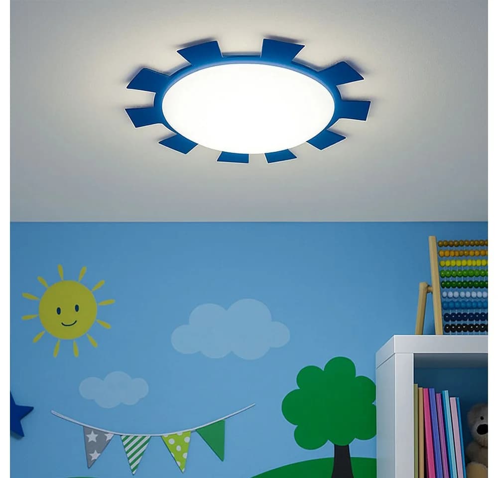 etc-shop Deckenleuchte RGB LED mit Fernbedienung blau/weiß - Bild 5