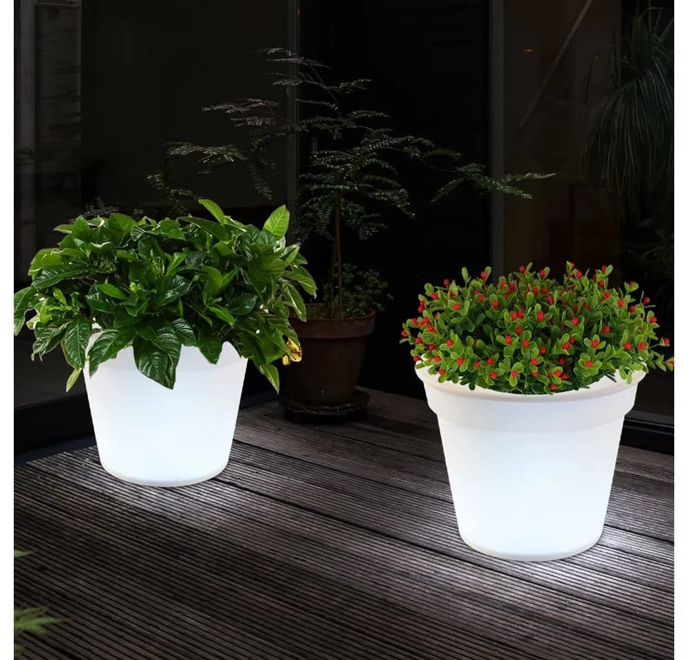 ETC-SHOP Solar-Blumentopf LED-Leuchtmittel 2er Set - Bild 3