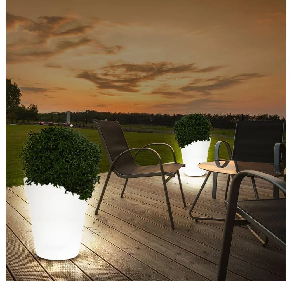 ETC-SHOP Solar-Blumentopf LED-Leuchtmittel 2er Set - Bild 4