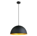 ETC-SHOP Pendelleuchte Schwarz/Gold mit LED Bild 2