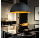 ETC-SHOP Pendelleuchte Schwarz/Gold mit LED Bild 4
