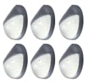 ETC-SHOP 6er Set LED Solar Außenwandleuchte Grau Transparent IP44 Bild 1