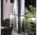 ETC-SHOP 6er Set LED Solar Außenwandleuchte Grau Transparent IP44 Bild 5
